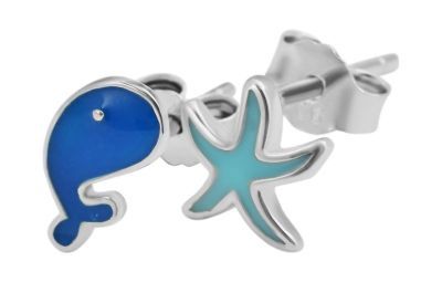 Kinderoorbel &#39;Phiny&#39; setje Walvis en zeester