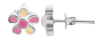 Kinderoorbel 'Flora' Bloem rose/geel