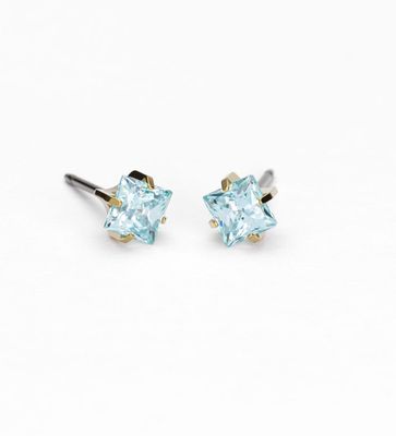 GT Tiffany Edge 5 mm. CZ Aquamarine