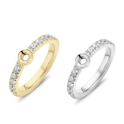 TR17 Twisted Crystal ring