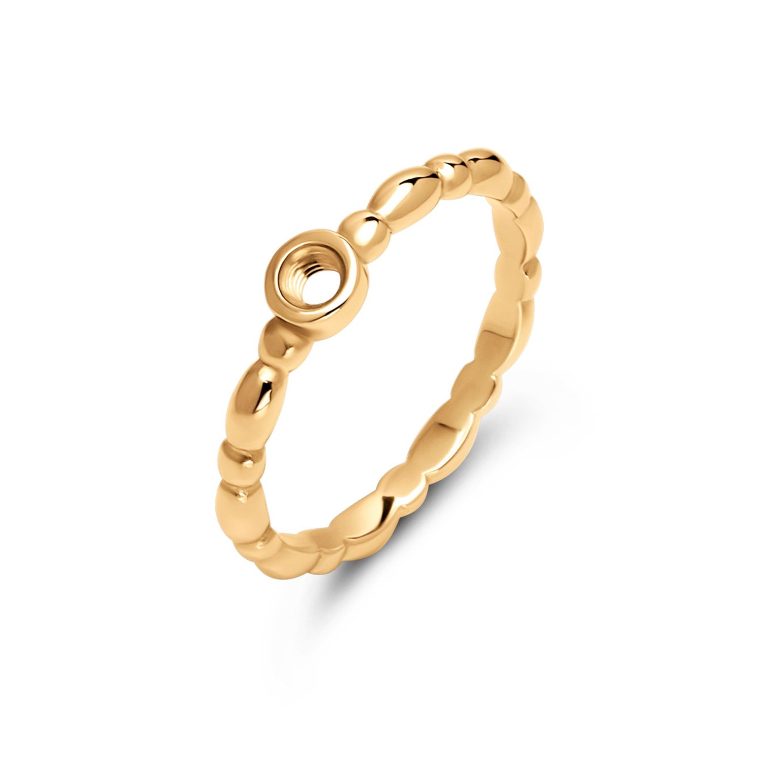 TR48 TW Tiana ring, Kleur: Goudkleur, Maat: 48