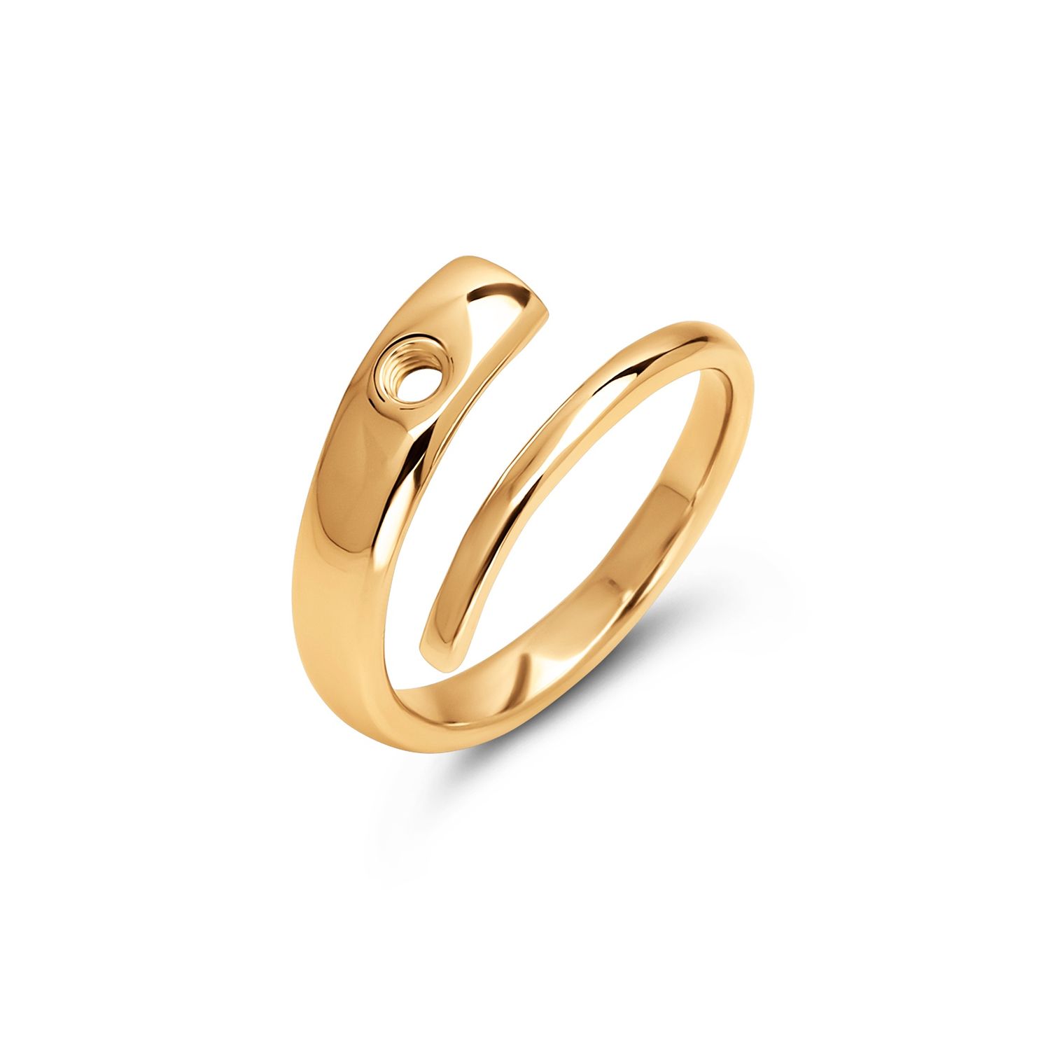 TR49 TW Tove ring, Kleur: Goudkleur, Maat: 48