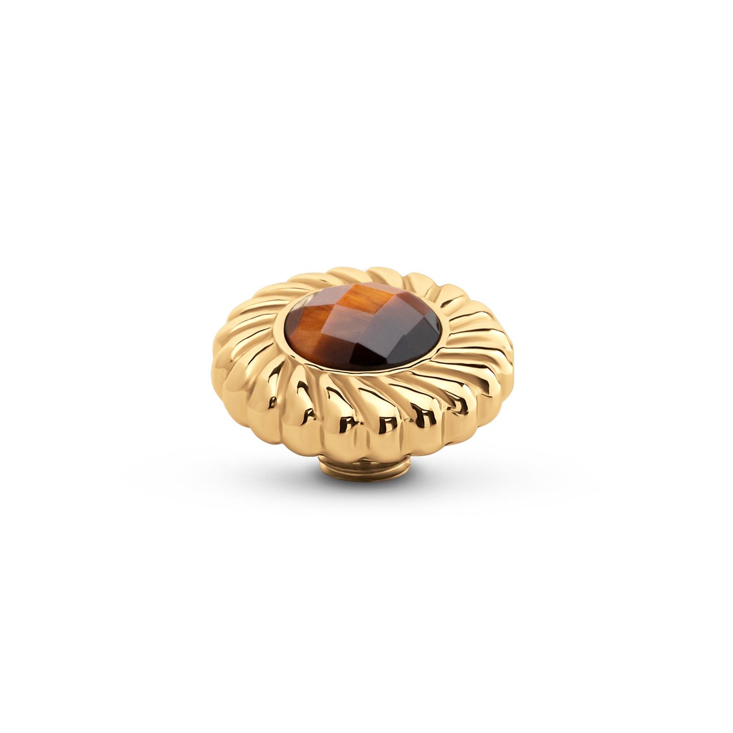 VM87 VI Baroque Gem, Kleur: Goudkleur, Kleur steen: Red Tigereye