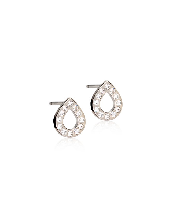 NT Brilliance Drop Hollow 8 mm, Crystal