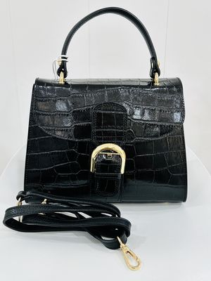 Handtas Deley Mini Crocco Zwart