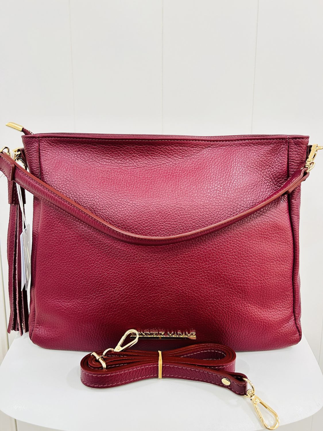 Handtas Merlo Bordeaux