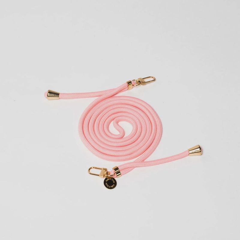 Telefoonkoord Metallic Baby Pink
