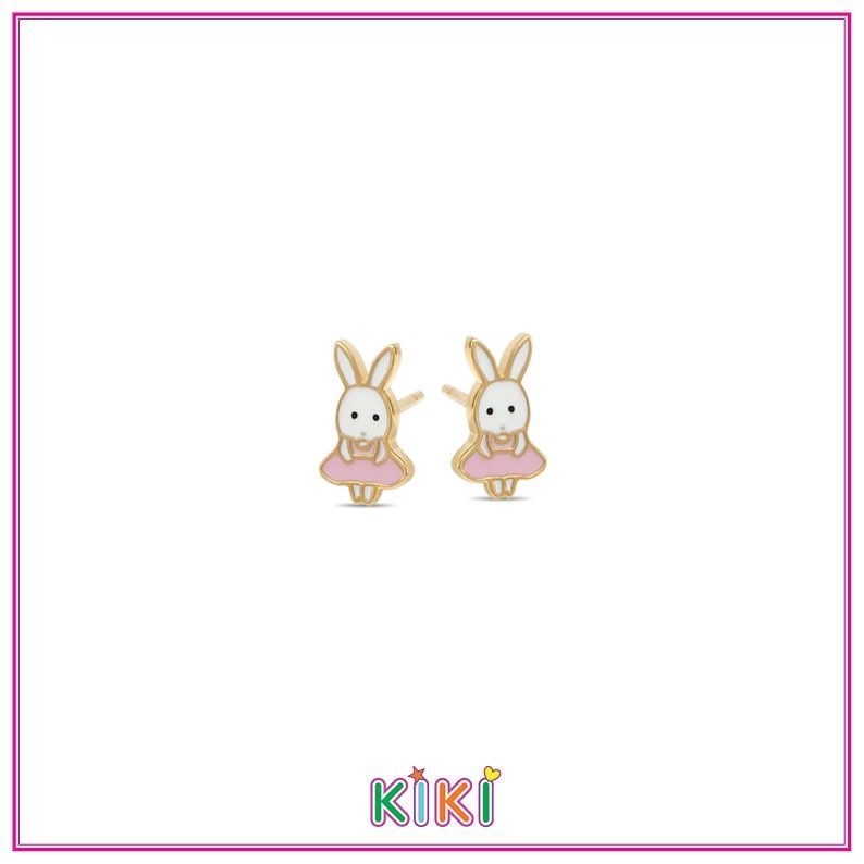 Kinder oorbel konijn meisje