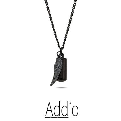 Asbedel met zwarte veer