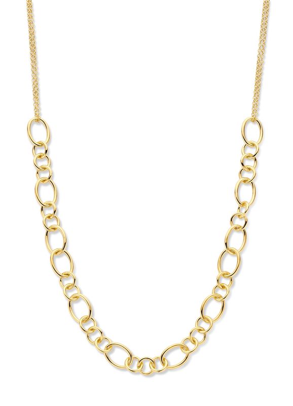 * Elegante ketting met afwisselend ovale schakels voor modern elegante look