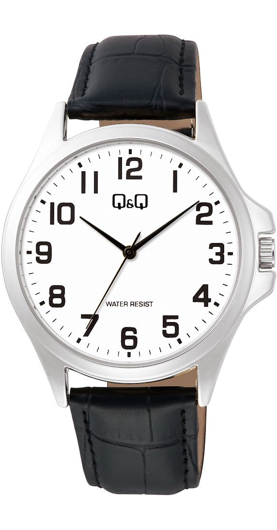 Q&amp;Q Herenhorloge Witte wijzerplaat
