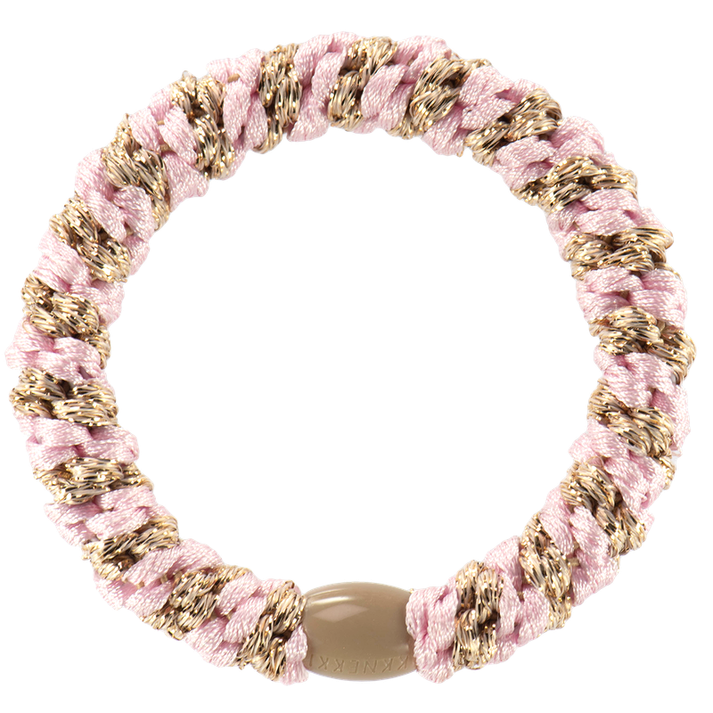 KKNEKKI Light Pink-Beige glitter Stripe
