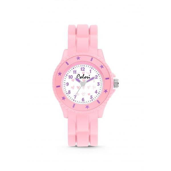 Kinderhorloge Pink hearts 5