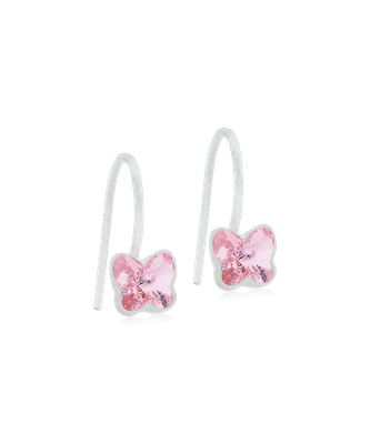 MP Pendant Fixed Butterfly 5 mm. Light rose