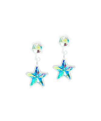 MP Pendant Star 4/6 mm. Rainbow