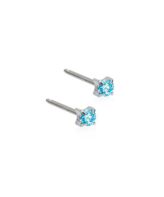 ST Tiffany 3 mm, CZ Aquamarine