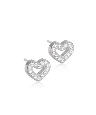 NT Brilliance Heart Hollow 8 mm. Crystal