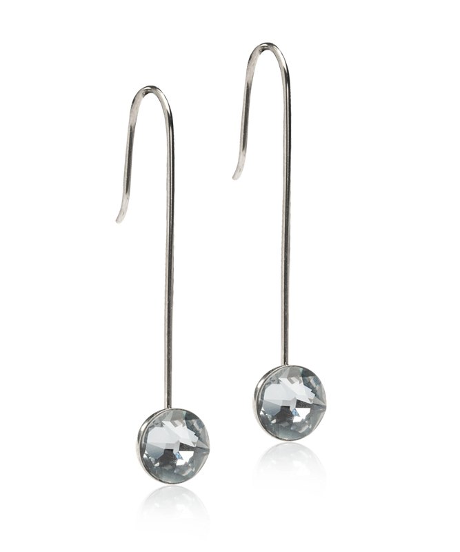 NT Straight Pendant Bezel 8mm Black Diamond