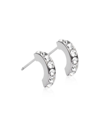 NT Pendant Brilliance Curved 10 mm. Crystal