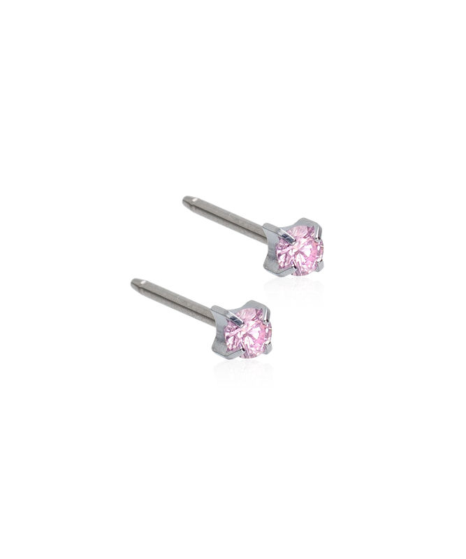 ST Tiffany 3 mm. CZ Light rose