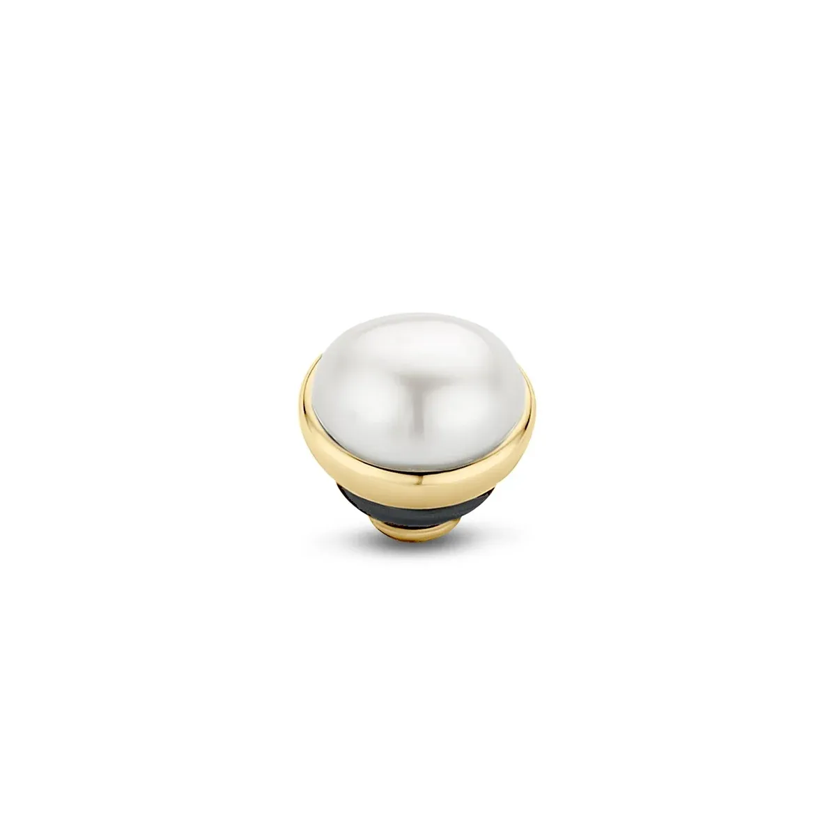 TM54 Twisted Pearl stone, Kleur: Goud, Maat: 5mm