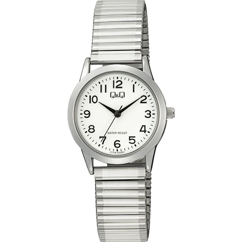 Q&amp;Q horloge met rekband C11A-033PY
