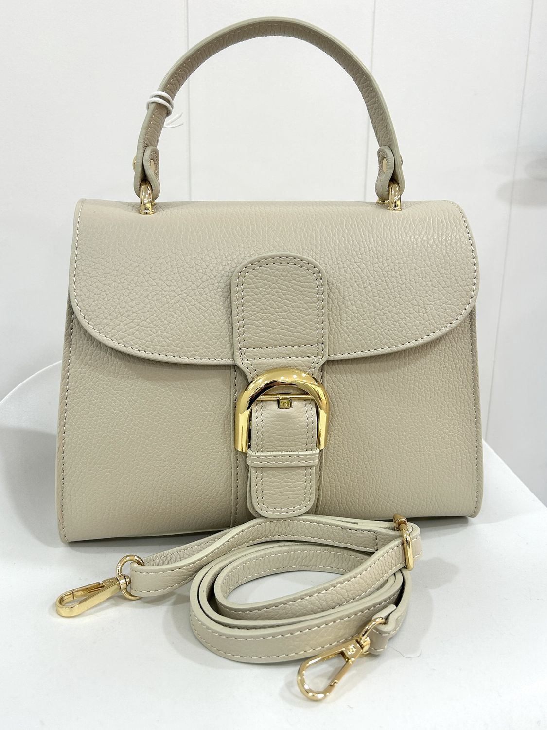 Handtas 'Deley Ecru/slang'