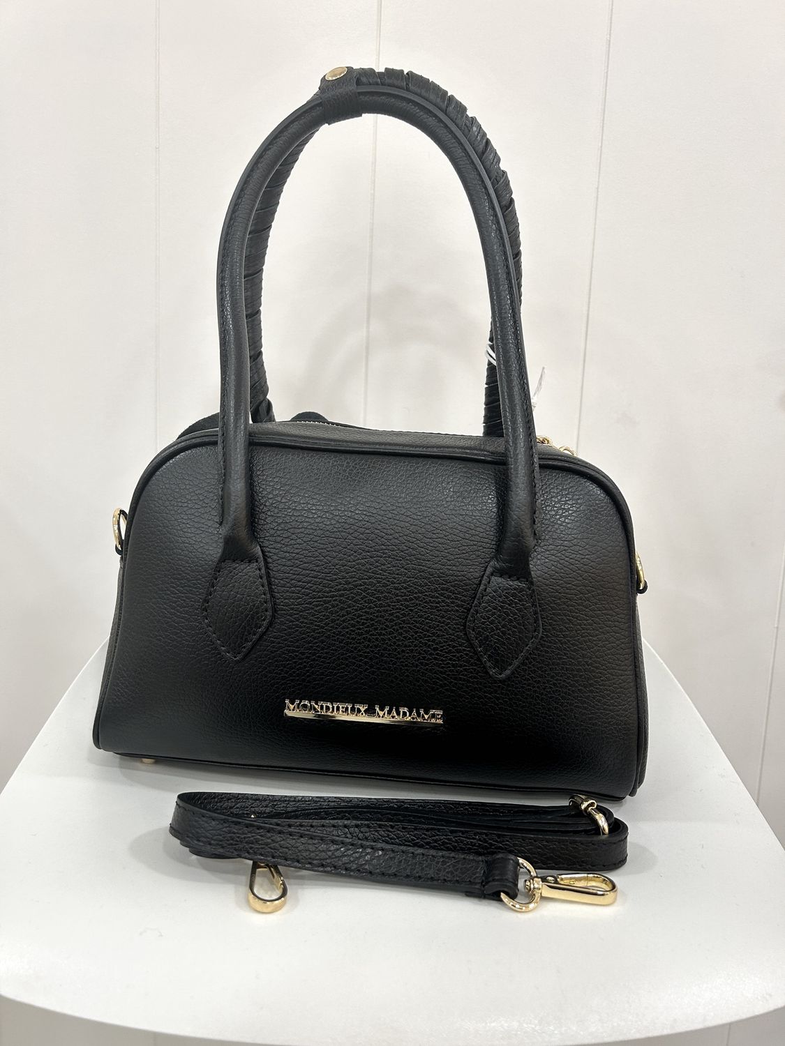 Handtas 'Flowerbag black'