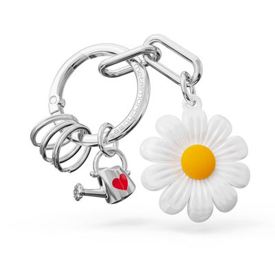 3D Sleutelhanger Zonnebloem met bij