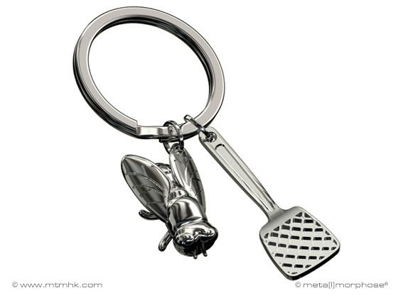 3D Sleutelhanger Vlieg en mepper