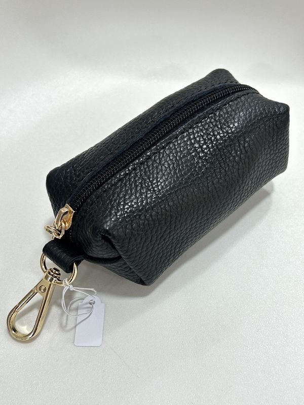 Geldbeugel/sleutelposh Zwart