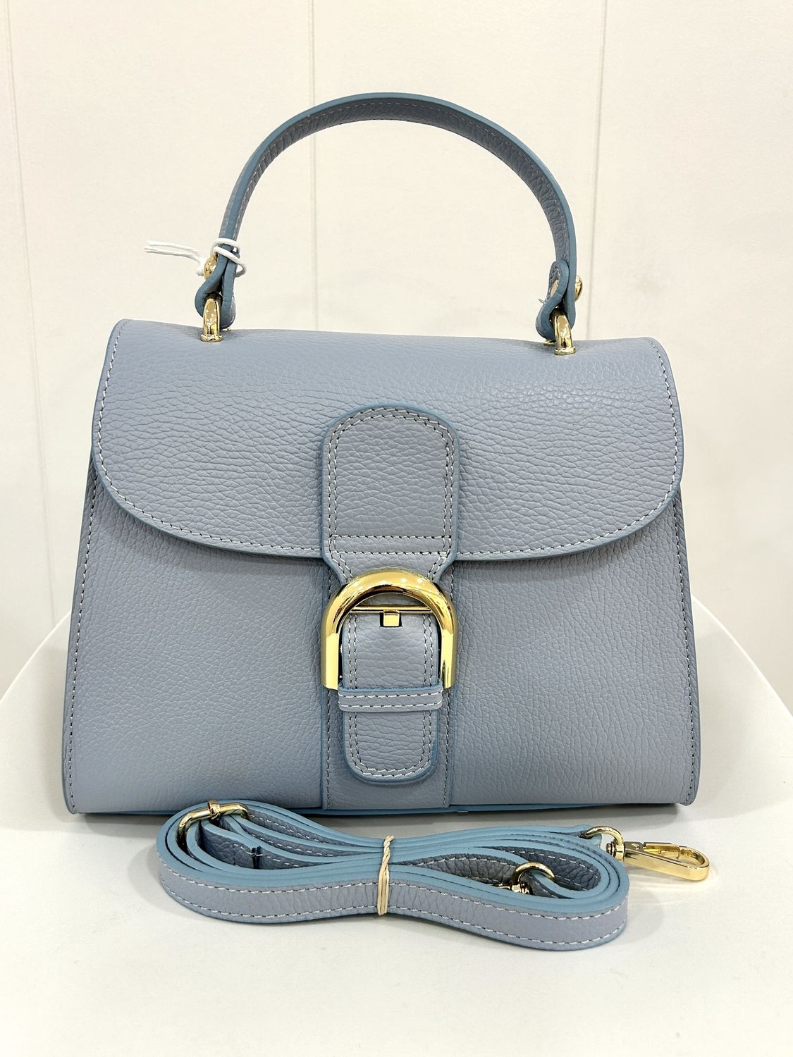 Handtas 'Deley Lightblue/Choco'