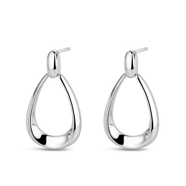 Oorbellen stekers met open druppelvorm