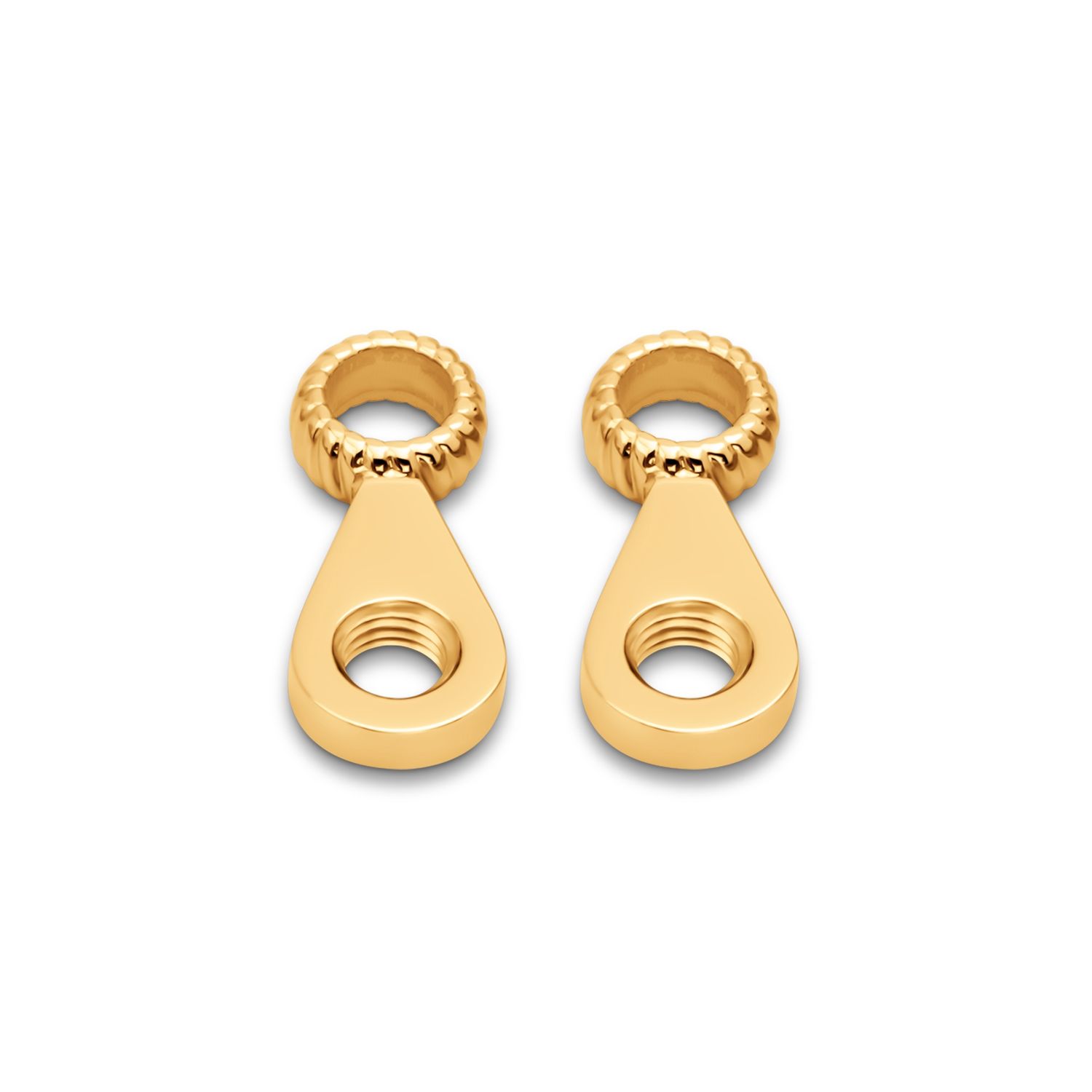 Vivid Vena earing/pendant, Kleur metaal: Goudkleur