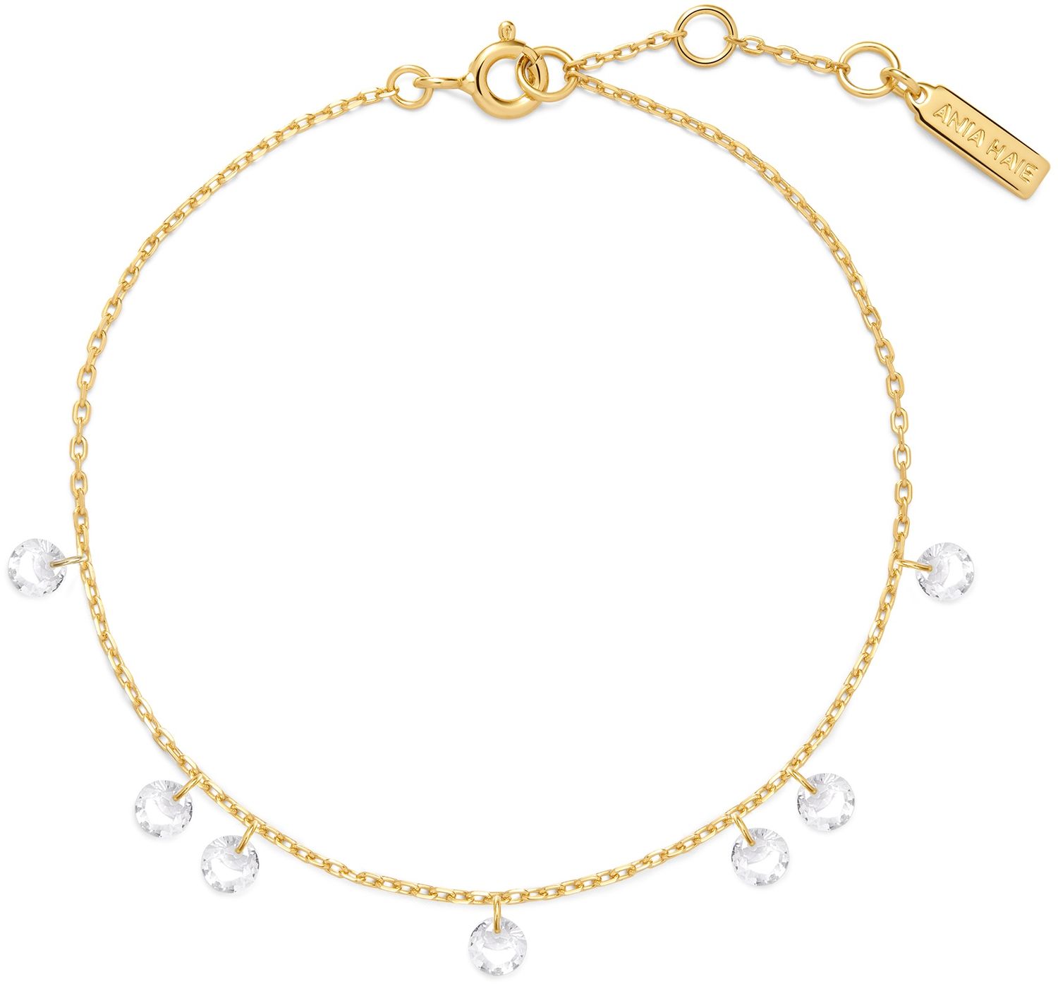 GOLD DROPLET STATION BRACELET