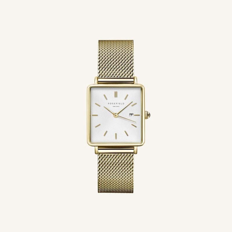 RFW0092 - THE BOXY WHITE SUNRAY MESH GOLD