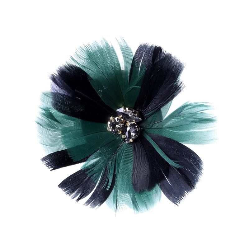 Biba broche pluimpjes