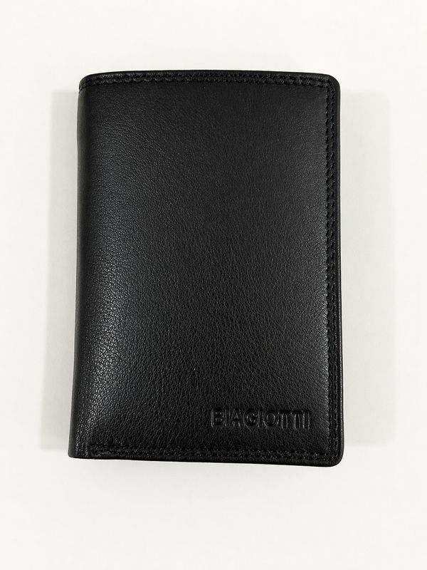 Heren portefeuille in zwart leder