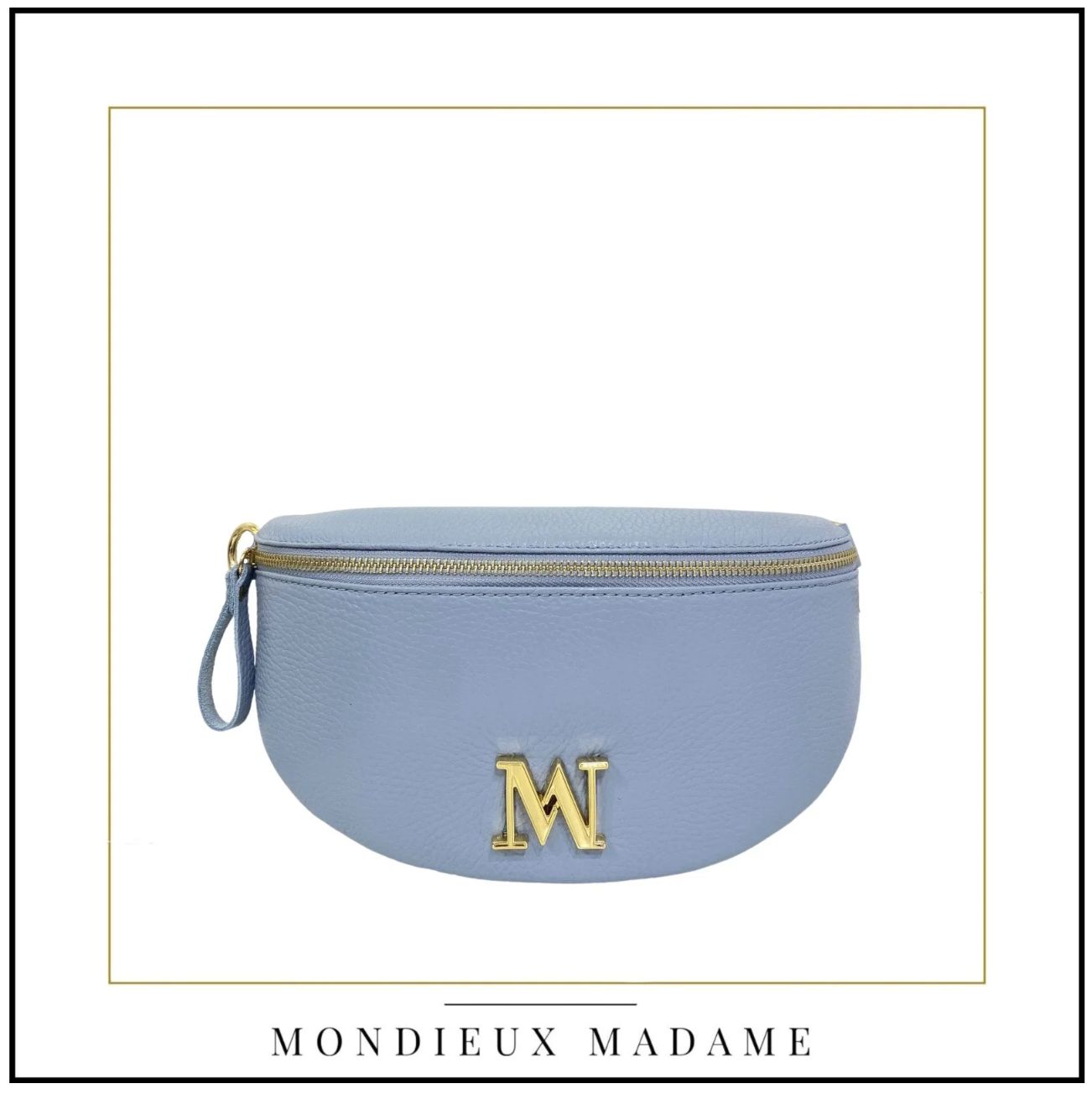 Handtas Valentina Licht Blauw