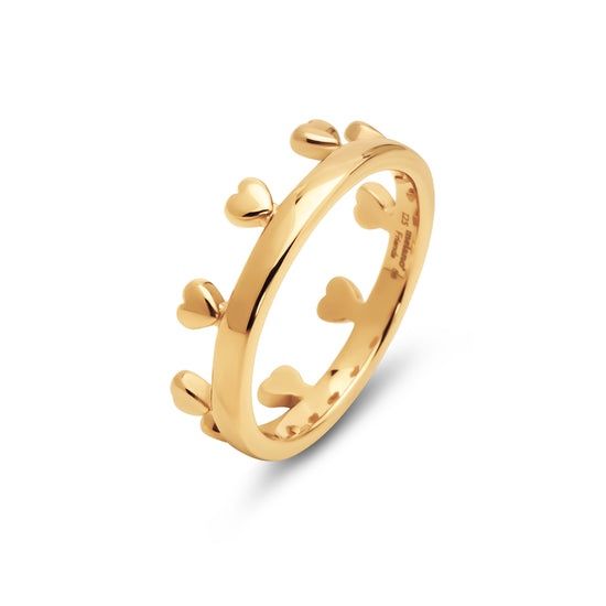 Friends Reina ring, Kleur: Goudkleur, Maat: 48