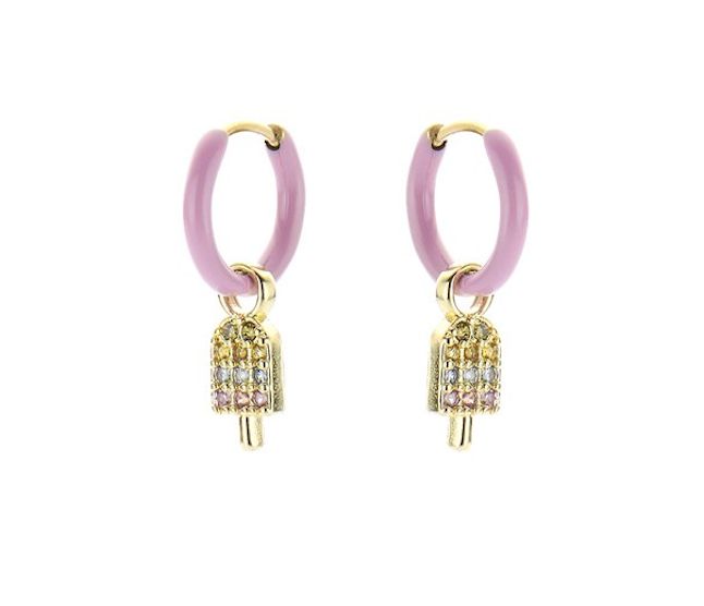 Biba kinderoorbellen creool met frisco hanger