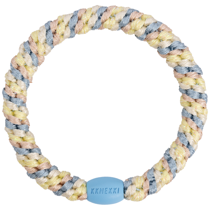 KKNEKKI Mix seablue light yellow glitter
