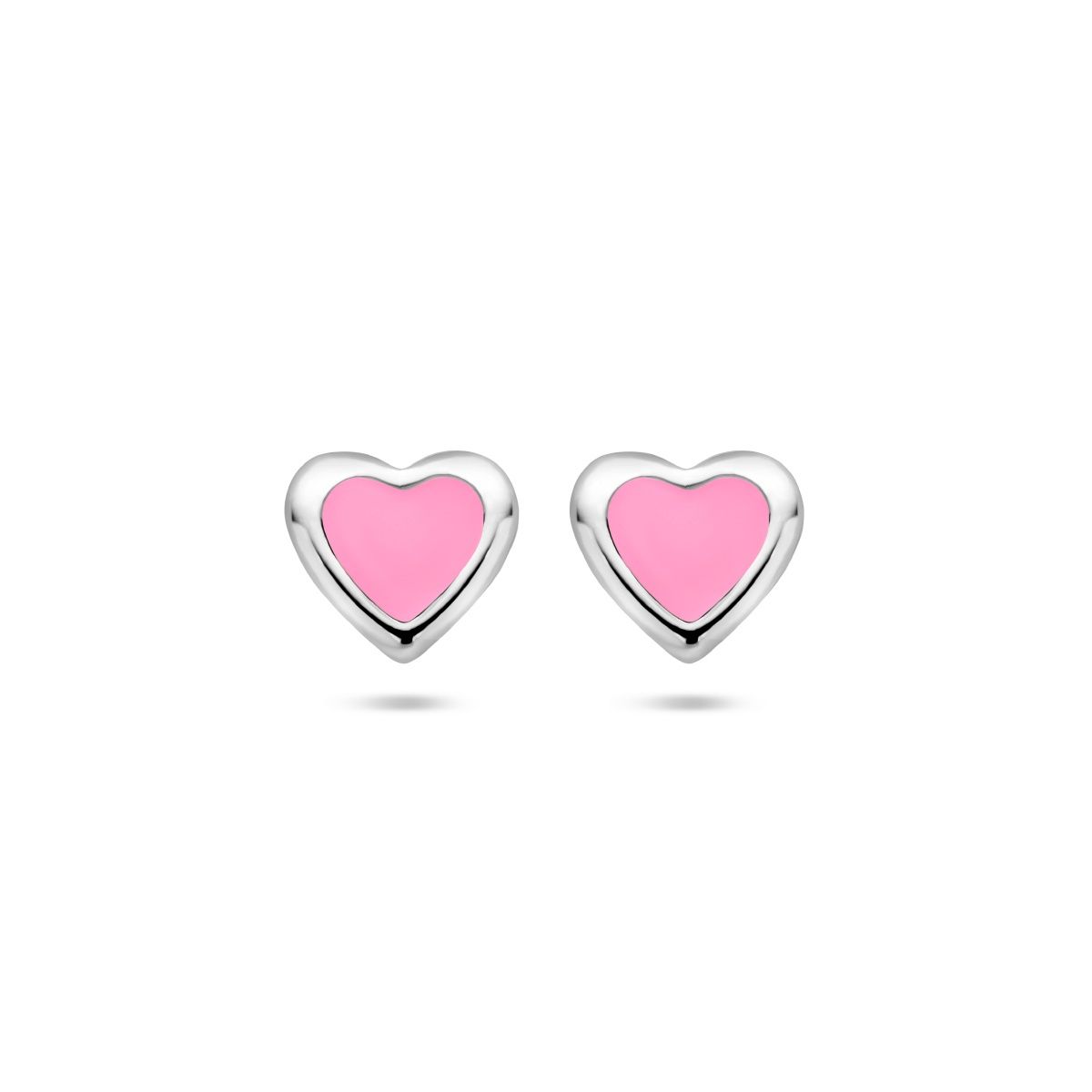 Kinder oorknoppen Roze hartje