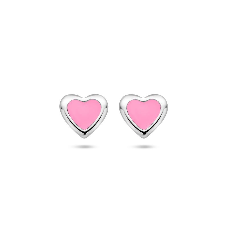 Kinder oorknoppen Roze hartje
