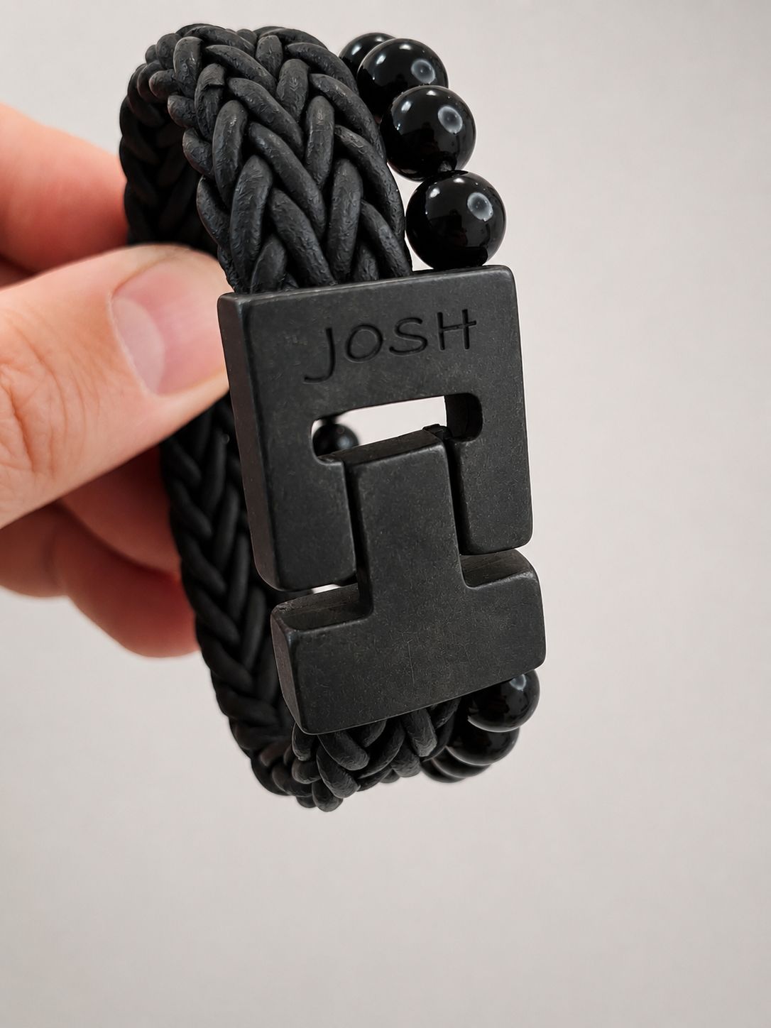 Armband 25057 Black /Sluiting vintage black