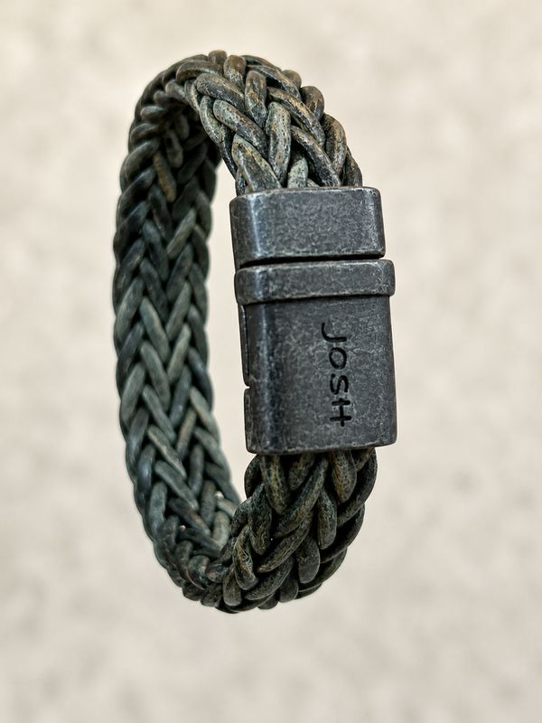 09339 Green / Sluiting Vintage Black
