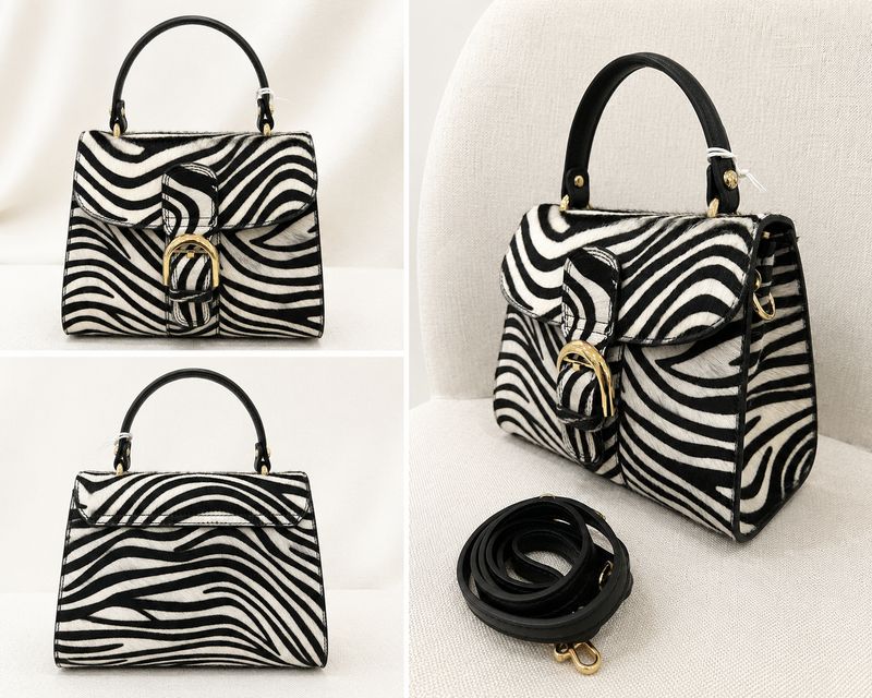 Handtas 'Deley Zebra'