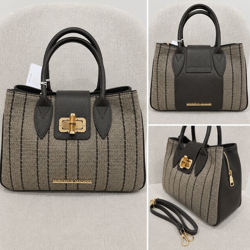 Handtas 'Pamela Choco/Stof'