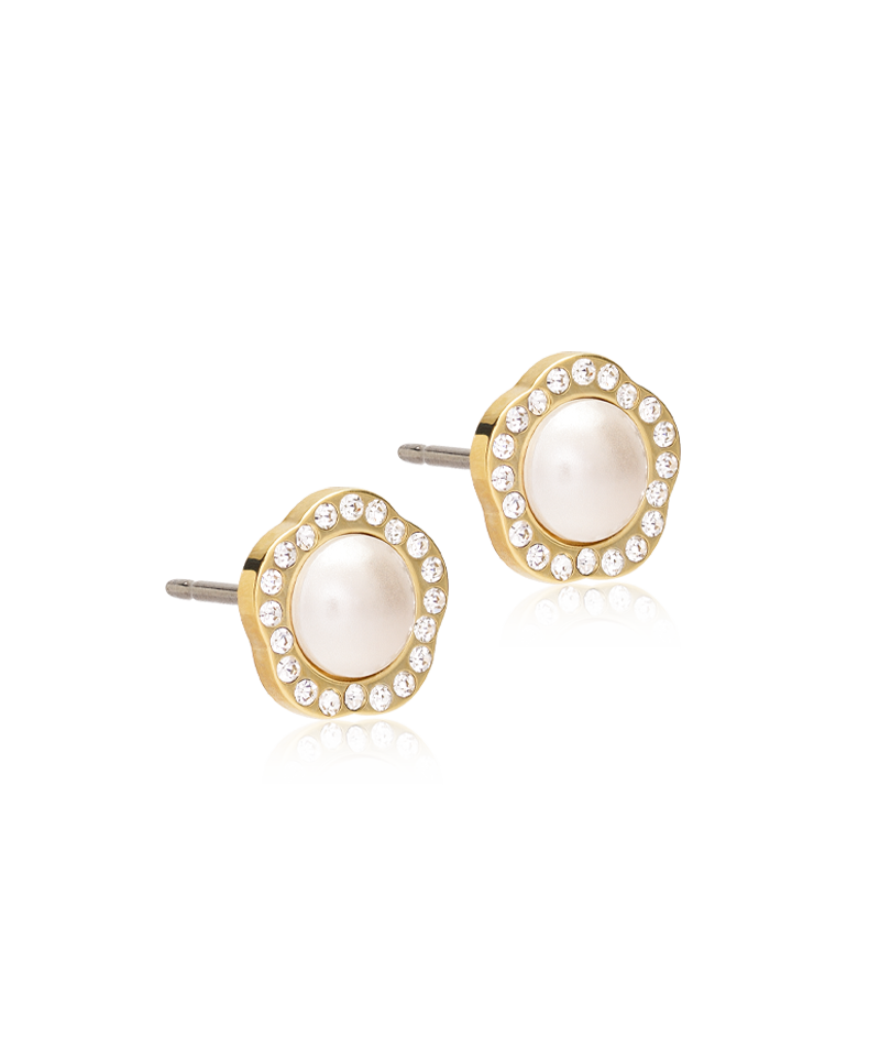 GT Brilliance Fancy Pearl 8 mm, Crystal/white
