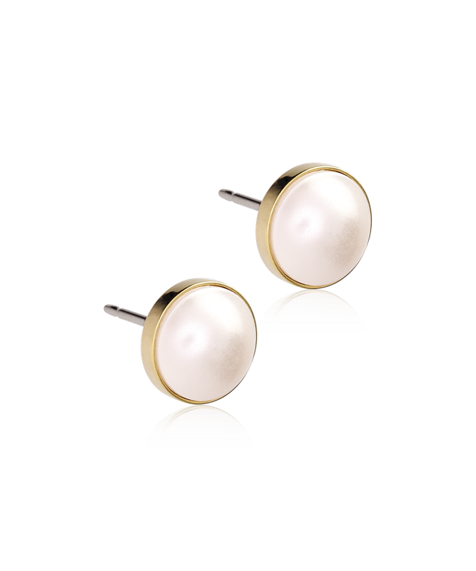 GT Bezel Pearl 8 mm, White